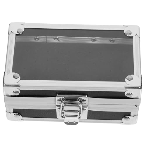 VINTORKY Nagelbohrer Halter Aufbewahrungsbox mit Fächern Nagelbohrer Organizer Staubdicht Nail Drill Bits Display Organizer für Nagelpflege und Heimgebrauch von VINTORKY