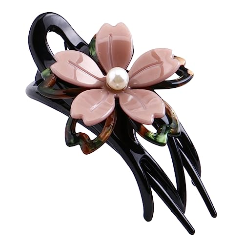 VINTORKY Ponytail Haarspange Mit Acrylblume Rutschfeste Duckbill Haarklammer Für Damen Und Mädchen Für Dichte Dünne Glatte Und Lockige Frisuren Haaraccessoires Zartem Rosa VINTORKY Ponytail Haarspange Mit Acrylblume Rutschfeste Duckbill Haarklammer Für Damen Und Mädchen Für Dichte Dünne Glatte Und Lockige Frisuren Haaraccessoires Zartem Rosa von VINTORKY