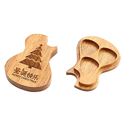 VINTORKY Plektrumbox Für Akustikgitarre Gitarrenplektrum-Organizer Plektrum-aufbewahrungsbehälter Plektrumhalter Aus Holz Kompakt Und Multifunktional von VINTORKY