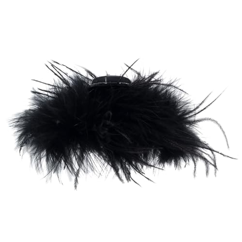 VINTORKY Plume Haarklammer für Damen Eleganter Haarschmuck mit Federdesign für Feste Wie Neujahr Weihnachten und Geburtstage Leicht und Langlebig Komfortabel zu Tragen von VINTORKY