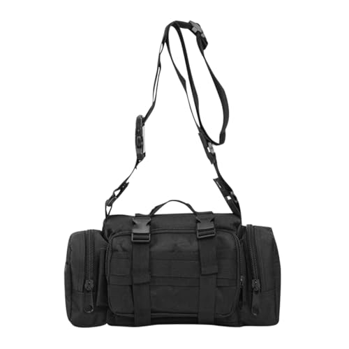 VINTORKY Portable Crossbody Bag Verstellbare Multifunktionale Schultertasche für Outdoor Camping Wandern Joggen mit Robustem Reißverschluss und Langlebigem Material von VINTORKY