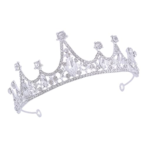 VINTORKY Prinzessinnenkrone Haarband für Mädchen Diadem mit Strassbesetztem Design für Geburtstagsfeiern und Besondere Anlässe aus Hochwertigem Legierungsmaterial Gefertigt von VINTORKY