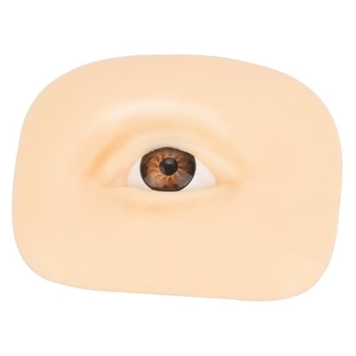 VINTORKY Professionelles Makeup-training Wiederverwendbare Silikon-praxishaut Für Augen-make-up Geeignet Für Eyeliner Lidschatten Und Augenbrauen Flexibel Und Langlebig Rechtes Auge von VINTORKY
