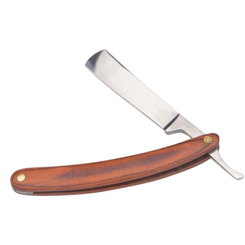VINTORKY Rasiermesser mit Holzgriff Klassisches Manuelles Rasiergerät für Herren Vintage Design für Tägliche Ausbalanciert und Leicht zu Handhaben von VINTORKY