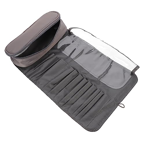VINTORKY Reise-Make-up-Tasche Für Frauen Tragbare Kosmetiktasche Faltbarer Pinselhalter Mehrzweck-Make-up-Organizer Für von VINTORKY
