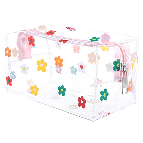 VINTORKY Multifunktionaler Kulturbeutel aus PVC Reise Aufbewahrungstasche Kosmetiktasche für Damen und Mädchen Langlebig Sichtbares Design für Toilettenartikel von VINTORKY