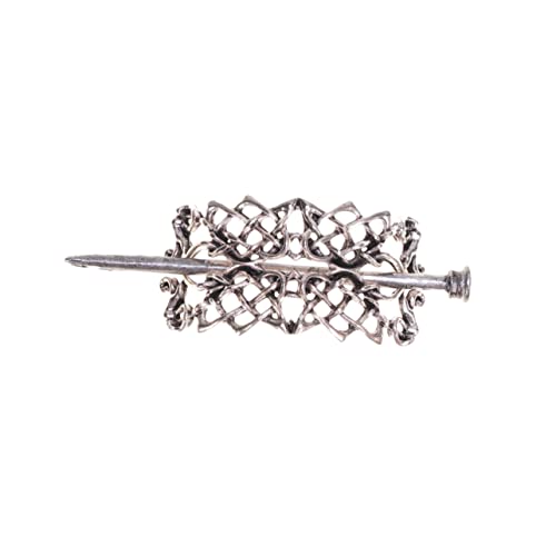 VINTORKY Haarschmuck Aus Legierung Haarstäbe Mit Keltischen Knoten Retro-haarspange Für Damen Schmuck Für Hochzeit Und Abendparty Silber von VINTORKY