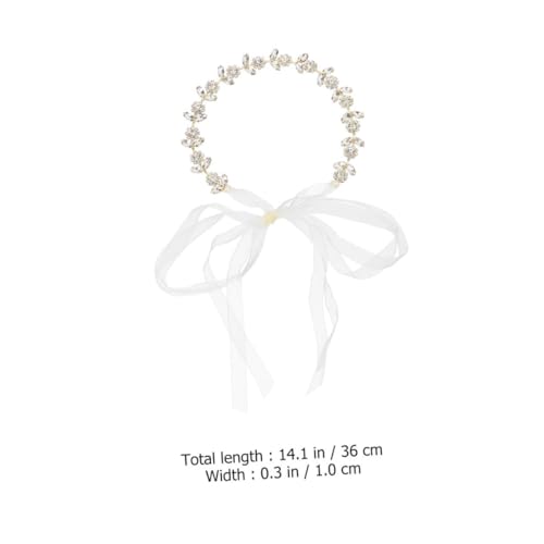 VINTORKY Rhinestone Haarband Braut Haarschmuck Glänzend Leicht Elegant für Hochzeiten Partys Festliche Anlässe Damen Zubehör von VINTORKY