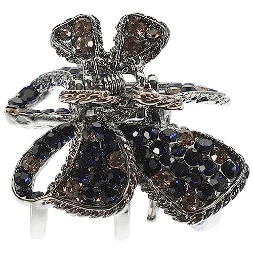 VINTORKY Schmetterling Haarspange Mit Strasssteinen Aus Metall Pferdeschwanzhalter Für Damen Feines Langes Haar Accessoires Für Party Alltag von VINTORKY