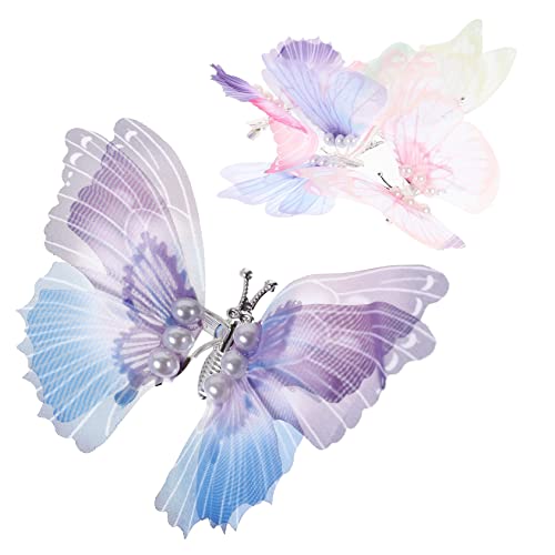 VINTORKY 5stücke Schmetterlings-haarspangen Kleine Frühlings-haarnadeln Haar-accessoires Für Mädchen Und Styling-tools Für Diverse Anlässe von VINTORKY