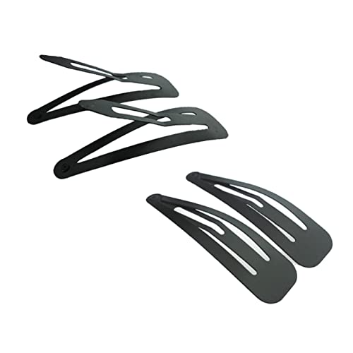 VINTORKY 50stücke Schwarze Haarclips Für Mädchen Metall-epoxid-haarspangen Für Kleinkinder Und Teenager Haaraccessoires Für Schule Partys Und Besondere Anlässe von VINTORKY