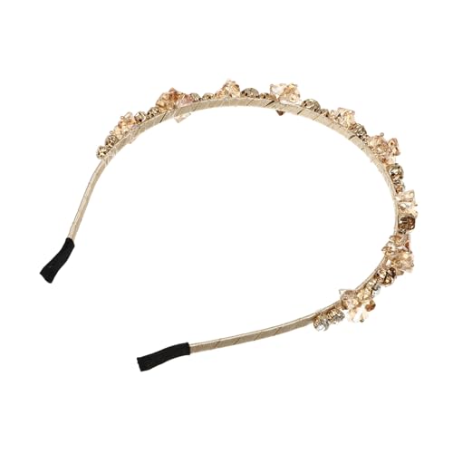 VINTORKY Strass Haar Hoop Breites Stirnband Für Damen Modisches Haaraccessoire Und Tägliche Kopfschmuckdekoration Und Glitzer VINTORKY Strass Haar Hoop Breites Stirnband Für Damen Modisches Haaraccessoire Und Tägliche Kopfschmuckdekoration Und Glitzer von VINTORKY