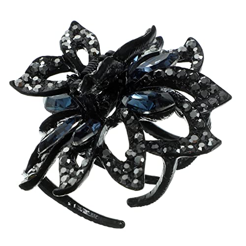 VINTORKY Blumen-haarklammern Mit Strass Kleine Dekorative Haarspangen Für Frauen Und Mädchen Geeignet Für Partys Zeremonien Und Alltag von VINTORKY