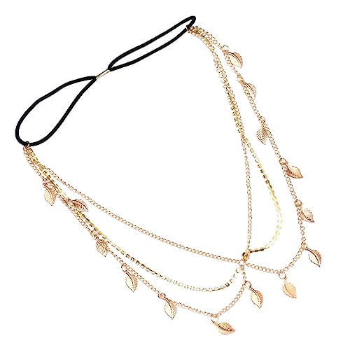 VINTORKY Kopfkette Aus Legierung Mit Strass Ketten-stirnband Für Frauen Stirnkette Für Party Oder Hochzeit Einheitsgröße Haarband von VINTORKY