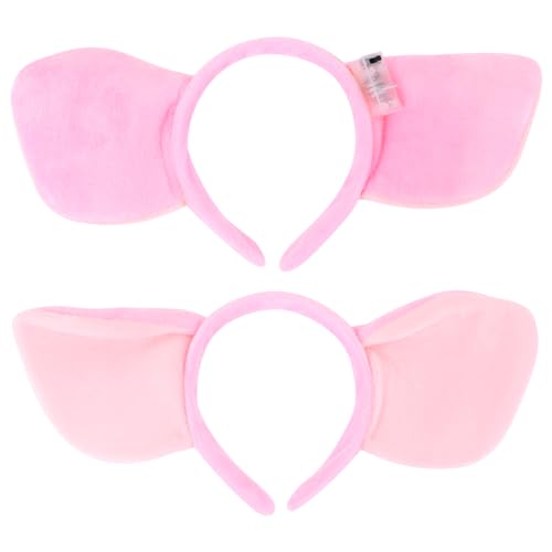 VINTORKY Süßes Schwein Ohr Haarband mit Licht für Cosplay und Partys Leichtes Haarschmuck Accessoire für Kreative Auftritte für Fotos und Besondere Anlässe von VINTORKY