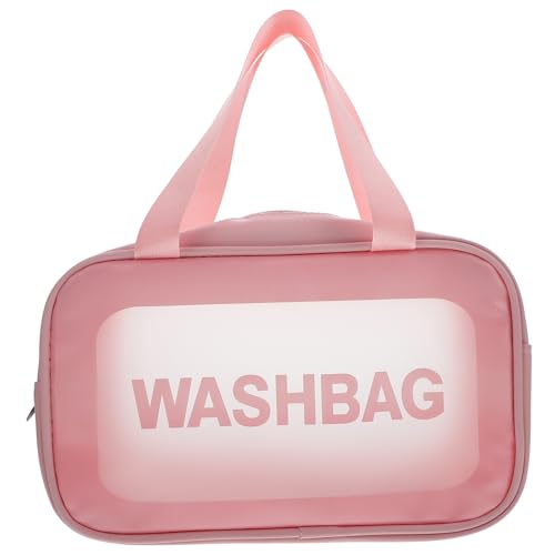 VINTORKY Transparente Kosmetiktasche Für Damen Multifunktionale Handheld Aufbewahrungstasche Für Make-up Toilettenartikel Wasserdichtes Mittlere Für Reisen Alltag von VINTORKY