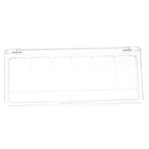 VINTORKY Transparente Makeup Palette mit Fächern für Lidschatten und Concealer Kompakte DIY Kosmetikbox Reisefreundlicher Kunststoff Organizer für Vielseitige Schminkaufbewahrung von VINTORKY