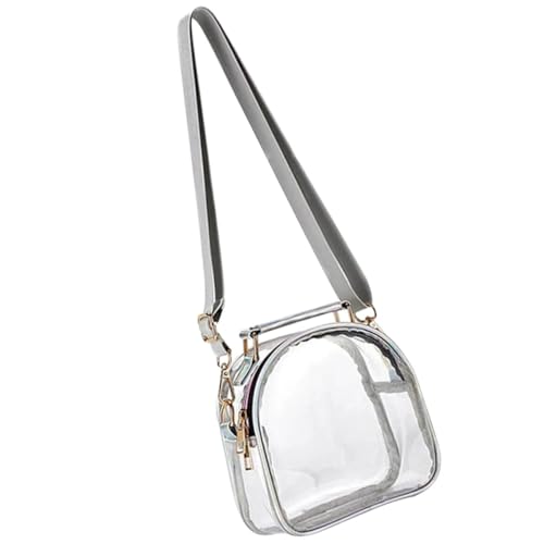 VINTORKY Transparente Umhängetasche Hochwertigem Multifunktionale Handtasche mit Großem Stauraum für Täglichen Gebrauch und Ausflüge von VINTORKY