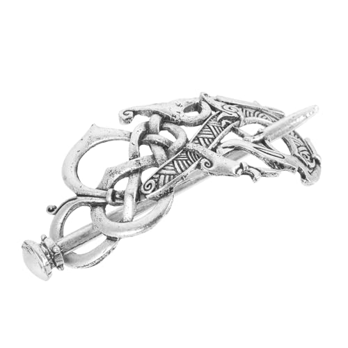 VINTORKY Vintage Keltische Haarnadel Aus Glänzendem Legierungsmaterial Retro Haarschmuck Für Frauen Und ädchen Haarclip Mit Stab Für Stilvolle Frisuren Und Besondere Anlässe von VINTORKY