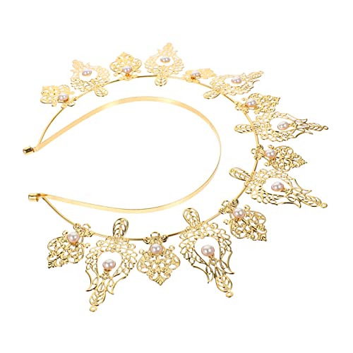 VINTORKY Vintage Stirnband für Damen Kopfaccessoire Zartes Haardekor Party und Festival Requisite Retro Design mit Perlen von VINTORKY