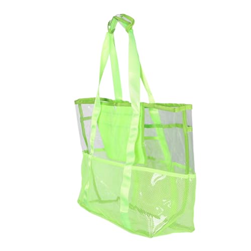 VINTORKY Wasserdichte Mesh Tragetasche für Frauen Vielseitige Sandabweisende Handtasche mit Mehreren Taschen für Urlaub Schwimmbad und Outdoor Aktivitäten für Familie und Reisen Grün VINTORKY Wasserdichte Mesh Tragetasche für Frauen Vielseitige Sandabweisende Handtasche mit Mehreren Taschen für Urlaub Schwimmbad und Outdoor Aktivitäten für Familie und Reisen Grün von VINTORKY
