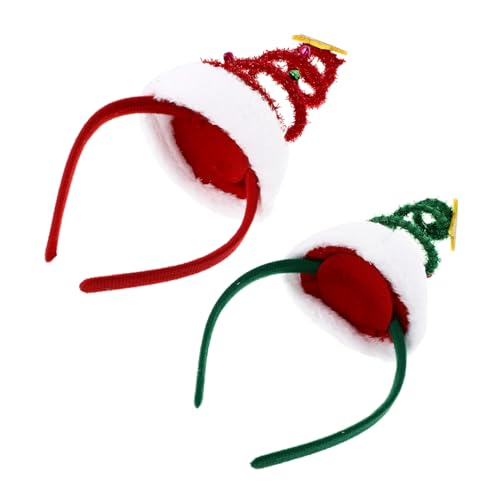 VINTORKY 2stücke Weihnachts Stirnbänder Mit Lustigem Design Für Cosplay Und Festliche Anlässe Strapazierfähiges Material Leicht Und von VINTORKY