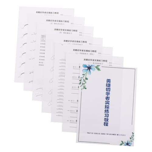 VINTORKY Wimpernverlängerungs-trainingsdiagramm Wimpern-übungsblätter Buch Für Anfänger Wimpernverlängerungs-mapping-diagramm-kit Trainingsmatten von VINTORKY