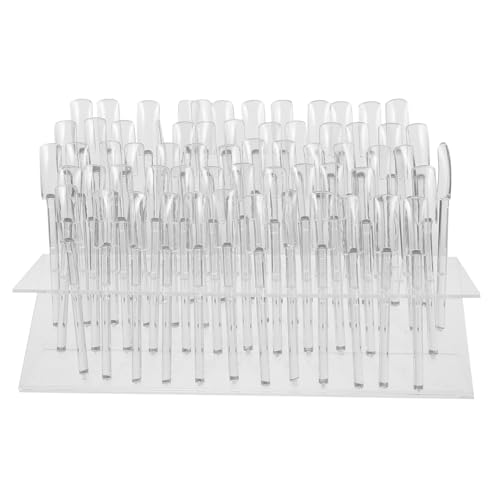 VINTORKY Z Förmiger Slot Organizer für Nagellacke Kompakte und Lösung für Mobile Nageldienste und Reisen für Farbmustertafeln und Nagelkunstutensilien von VINTORKY