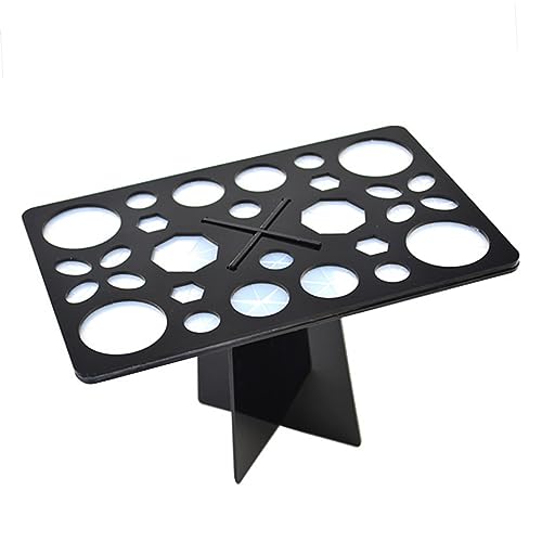 VINTORKY Stabiler Abtropfständer Für Make-up-pinsel Aus Acryl – Organizer- Für Pinselständer – Schwarz B von VINTORKY