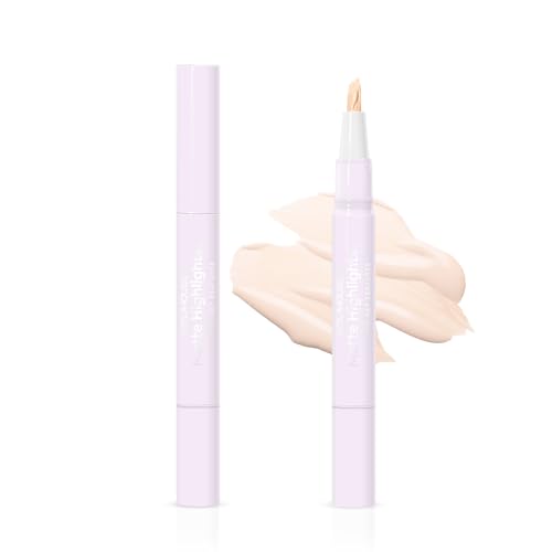 VIOLA HOUSE Highlighter-Stift, matt, zum Aufhellen des Gesichts, verwendbar als Highlighter, Lidschatten oder Concealer zum Verblenden, Definieren oder Aufhellen der Augen (Haut) von VIOLA HOUSE
