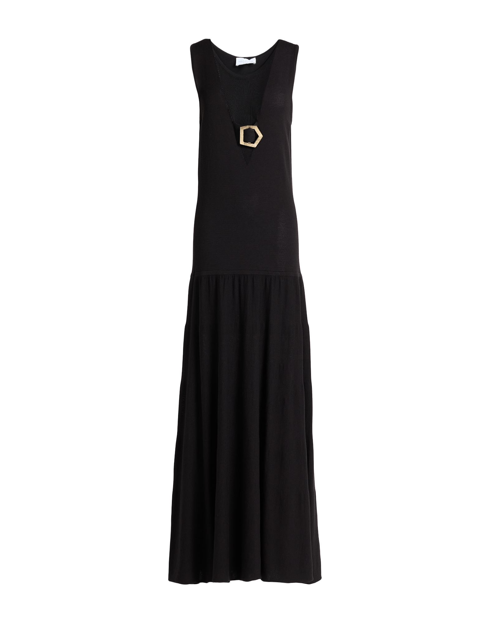 VIOLANTE NESSI Maxi-kleid Damen Schwarz von VIOLANTE NESSI