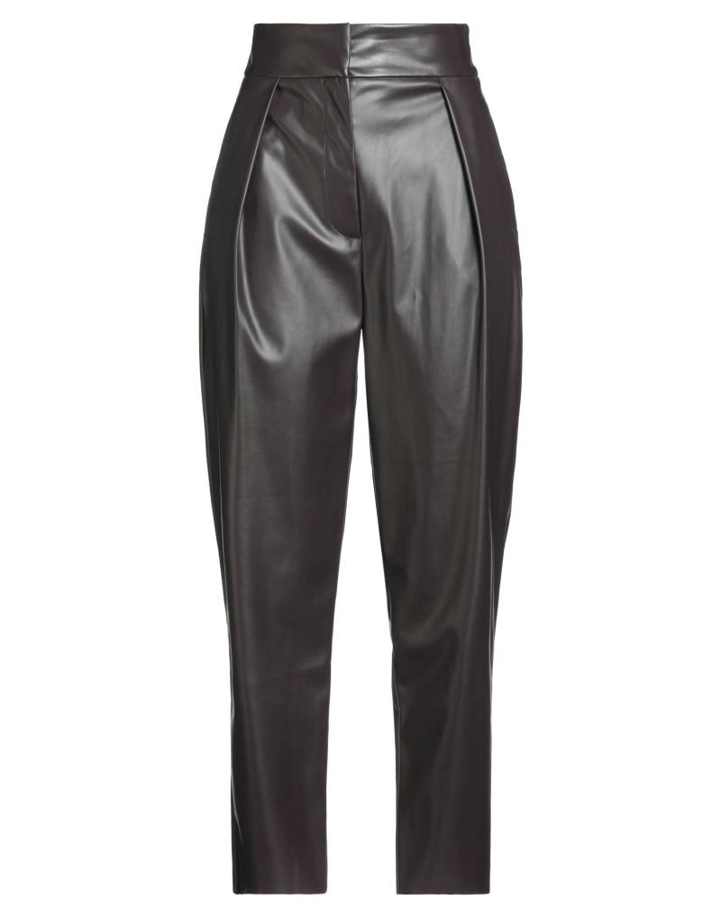 VIOLANTI Hose Damen Dunkelbraun von VIOLANTI