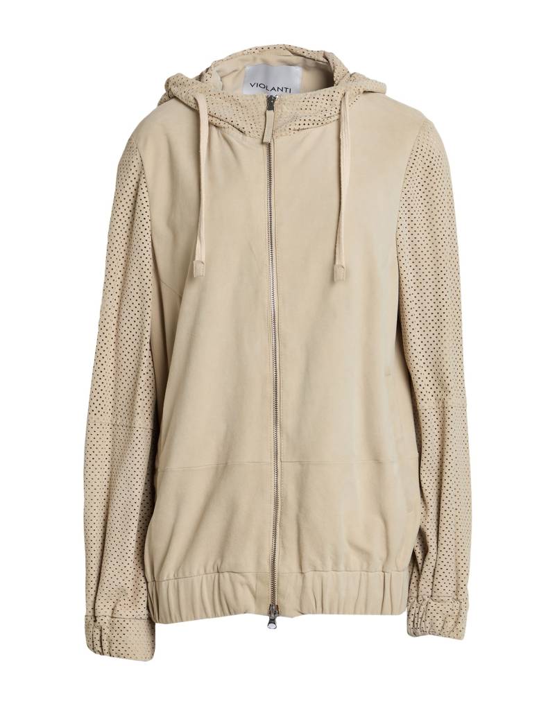 VIOLANTI Jacke & Anorak Damen Beige von VIOLANTI