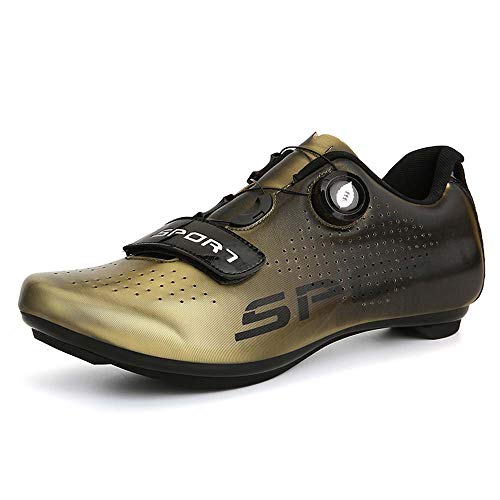 VIPBQO Fahrradschuhe Herren Schuhe Fahrrad Radschuhe Für Herren Und Damen Rennrad Triathlon Radschuhe (36,schwarz) von VIPBQO