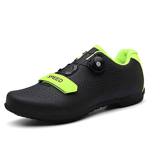 VIPBQO Herren Fahrradschuhe Atmungsaktive Schuhe Fahrradschuhe Radsportschuhe Schuhe Gr.37-47 (41,schwarz) von VIPBQO