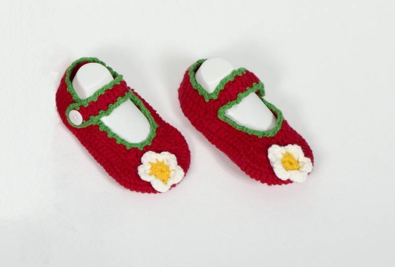 Babyschuhe Häkelschuhe Blümchen Babyschuhe Häkelschuhe Blümchen von VIPMama