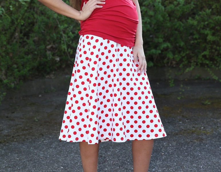 Umstandsmode Umstandsrock Pu Dots von VIPMama