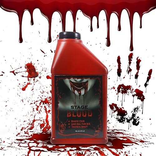 VIPNAJI Halloween Kunstblut 473ml, Fake blood, Filmblut dunkel ,Kunstblut für Spezialeffekte,kunstblut für haut, halloween schminke VIPNAJI Halloween Kunstblut 473ml, Fake blood, Filmblut dunkel ,Kunstblut für Spezialeffekte,kunstblut für haut, halloween schminke von VIPNAJI