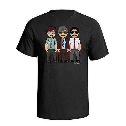 VIPwees, Sabotage Boys, Mens Musician Caricature Organic Cotton T-Shirt von VIPwees