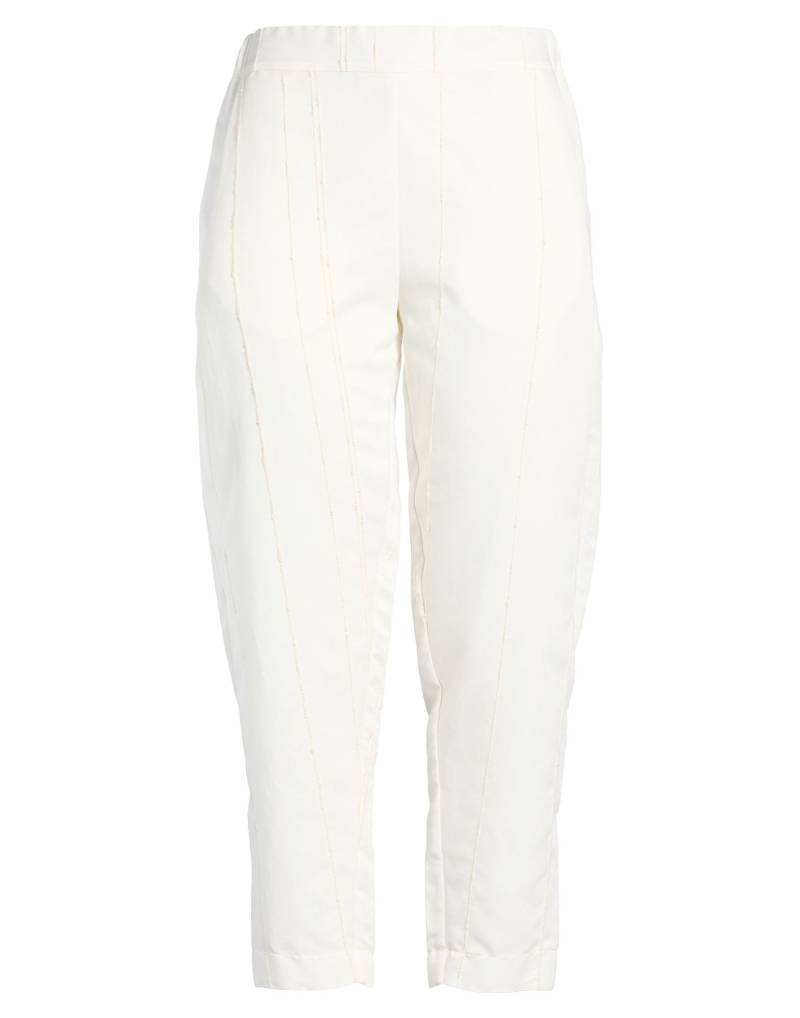 VIRGINIA BIZZI Hose Damen Elfenbein von VIRGINIA BIZZI