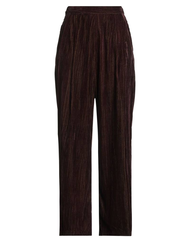 VIRGINIA BIZZI Hose Damen Schokobraun von VIRGINIA BIZZI
