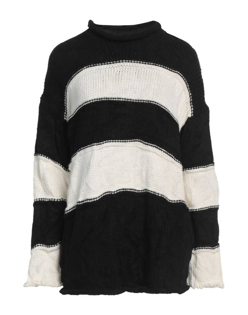 VIRGINIA BIZZI Rollkragenpullover Damen Schwarz von VIRGINIA BIZZI