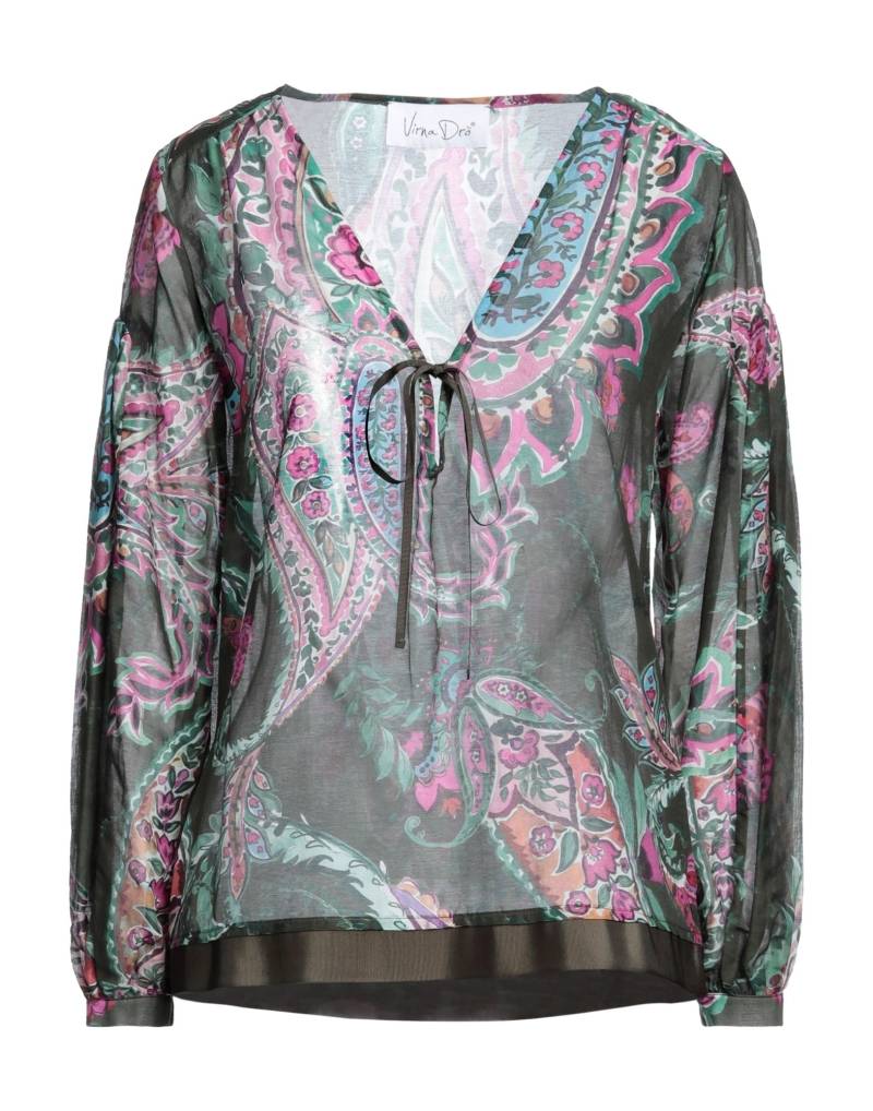 VIRNA DRÒ Top Damen Dunkelgrün von VIRNA DRÒ