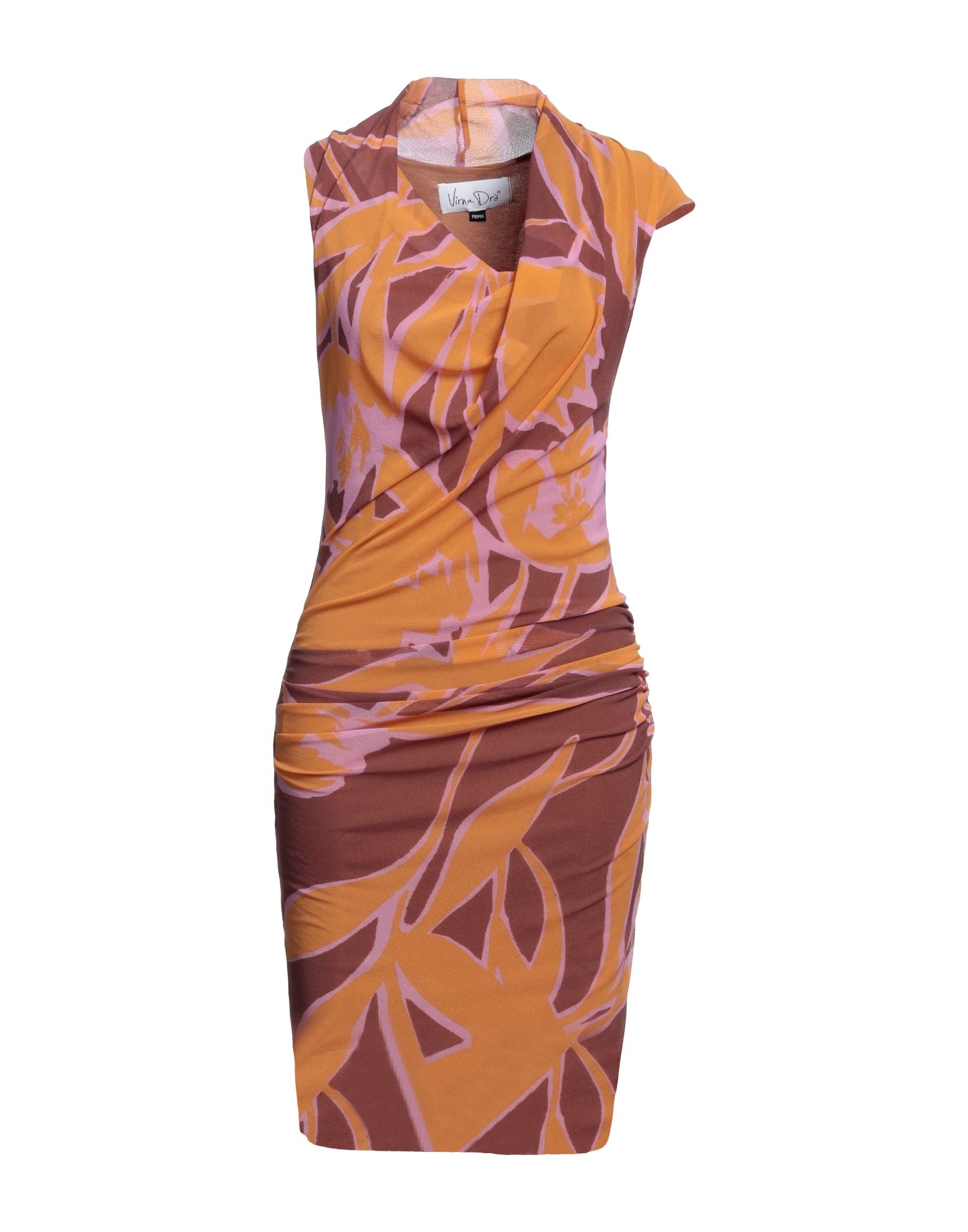 VIRNA DRÒ Mini-kleid Damen Orange von VIRNA DRÒ