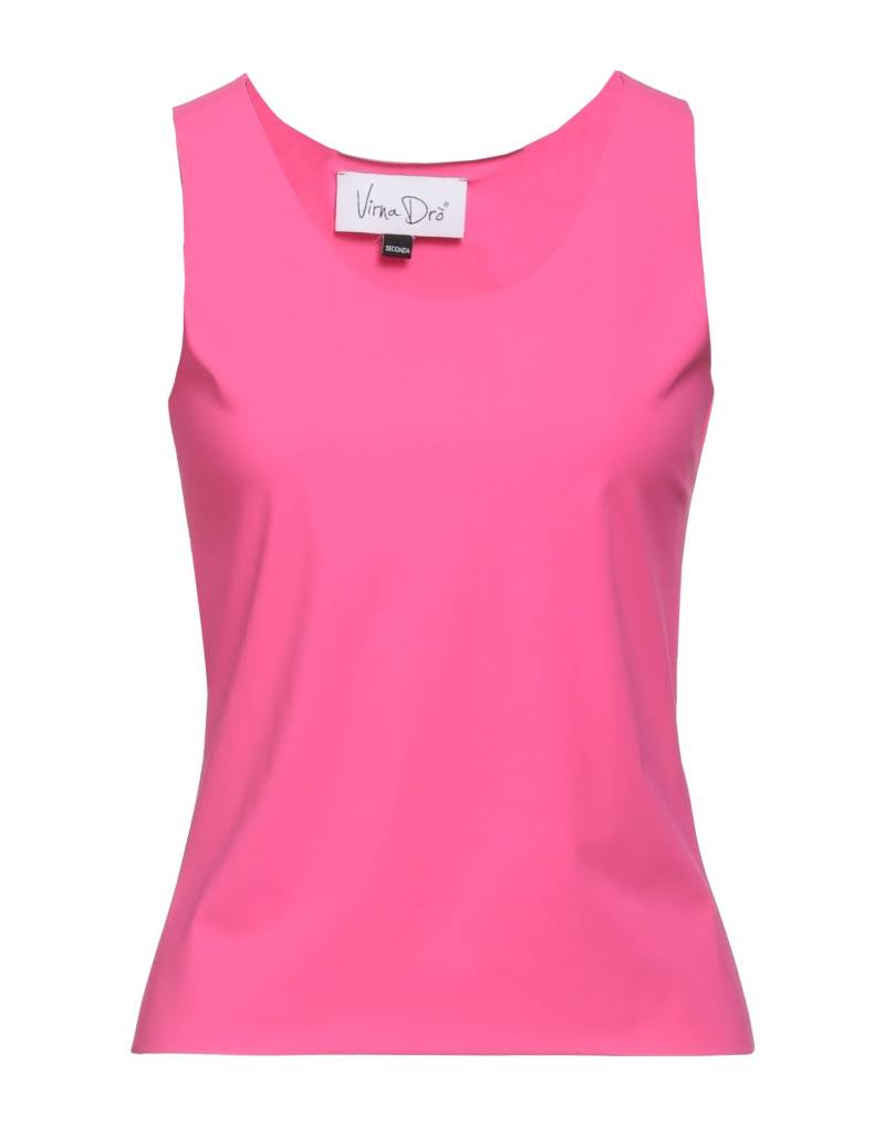 VIRNA DRÒ Tank Top Damen Fuchsia von VIRNA DRÒ