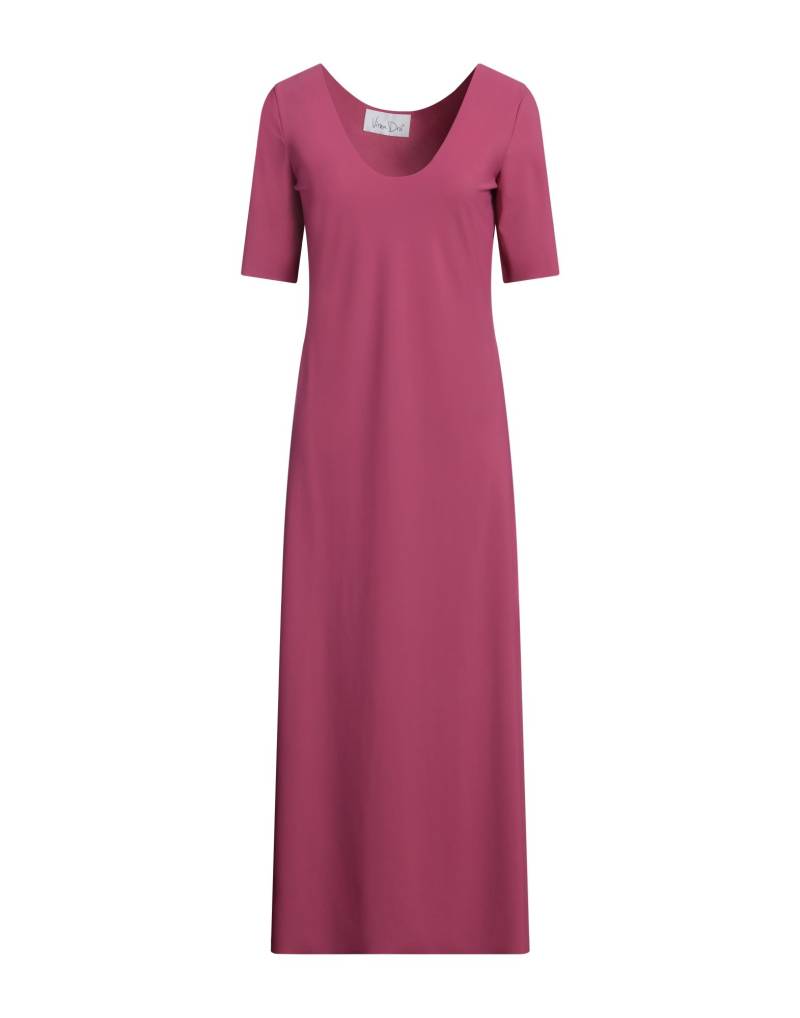 VIRNA DRÒ Midi-kleid Damen Purpur von VIRNA DRÒ
