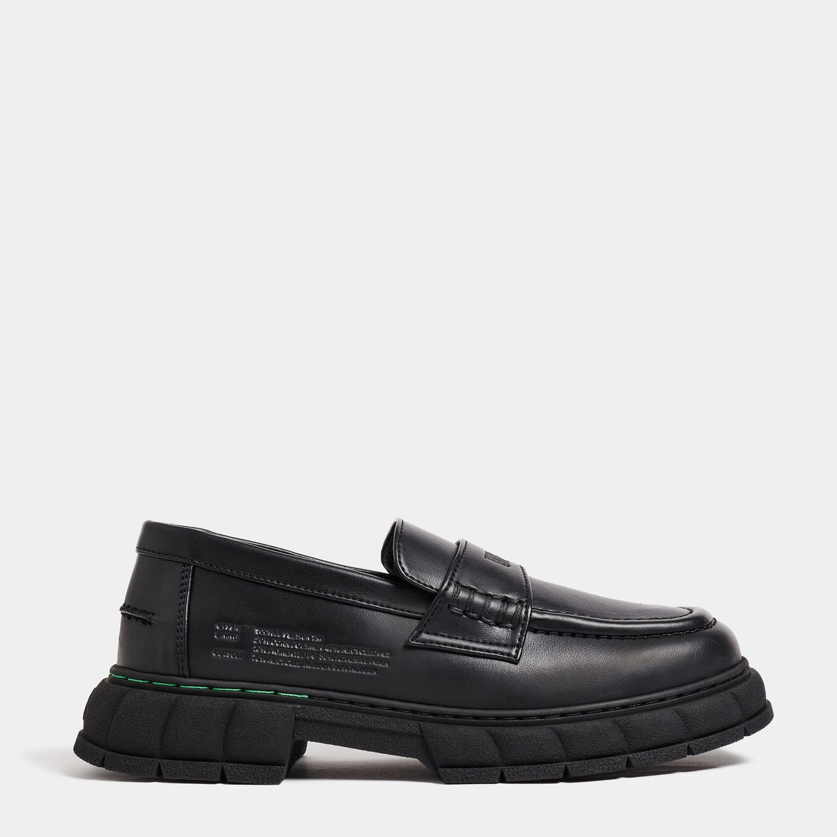 PROGRES | VIRÓN | vegane Loafer | Black Apple 37 von VIRÓN