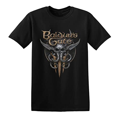 Baldurs Gate 3 Shirt Fantasy Role Playing Video Game Black White T-Shirt Baldurs Gate 3 Shirt Fantasy Role Playing Video Game Black White T-Shirt von VIRVXUYIN