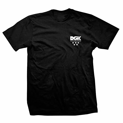 DGK Mens All Star T-Shirt Black Clothing Apparel SKATEBOAR von VIRVXUYIN