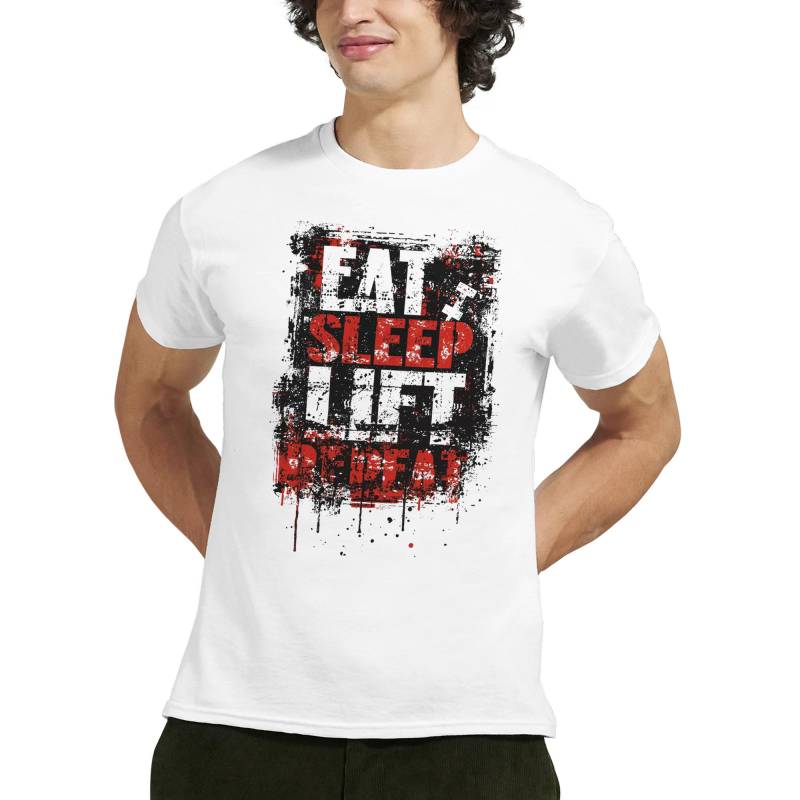 Eat Sleep Lift Repeat - Fitness Design | Gym Motivation Workout Spruch von VIRYAGYM